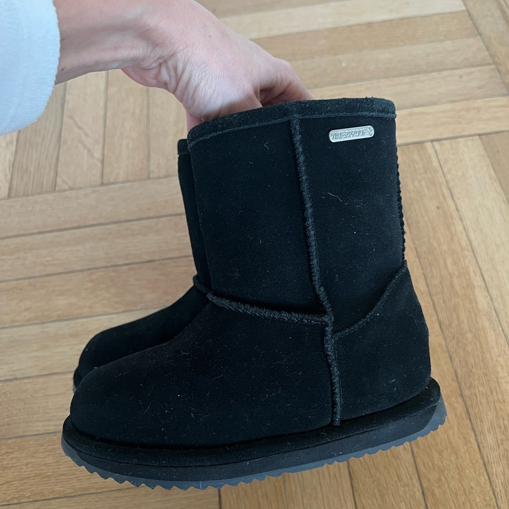 Emu Kids Black Brumby Lo 2.0 Waterproof Boots